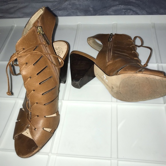 Vince Camuto Open-Toe Heels - Picture 4 of 4